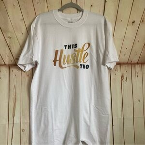 MENS CREW NECK TSHIRT THIS HUSTLE THO